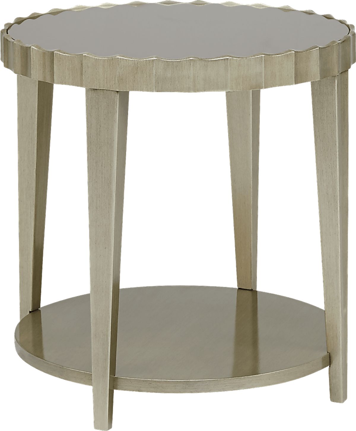 Hallwood Silver Gray End Table Rooms to Go