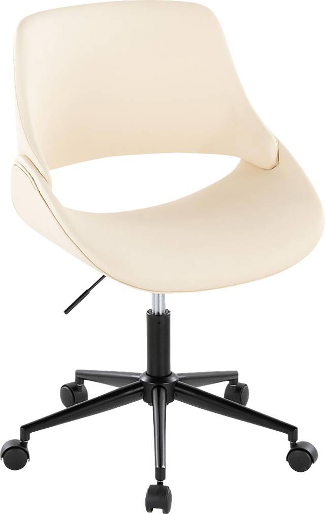 Halma I Cream Desk Chair - Thumbnail - Image 1