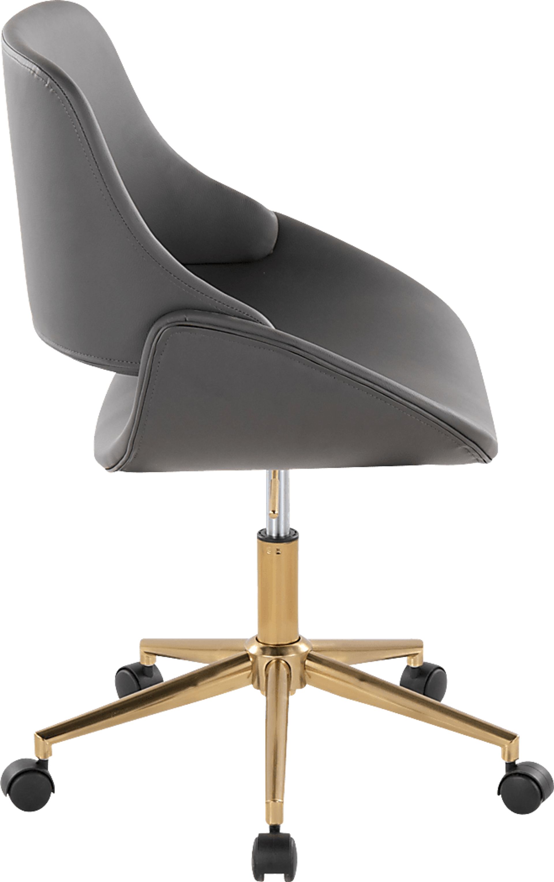 Halma II Cream Desk Chair - Image 3