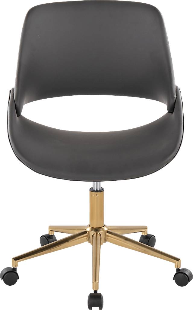 Halma II Cream Desk Chair - Thumbnail - Image 4