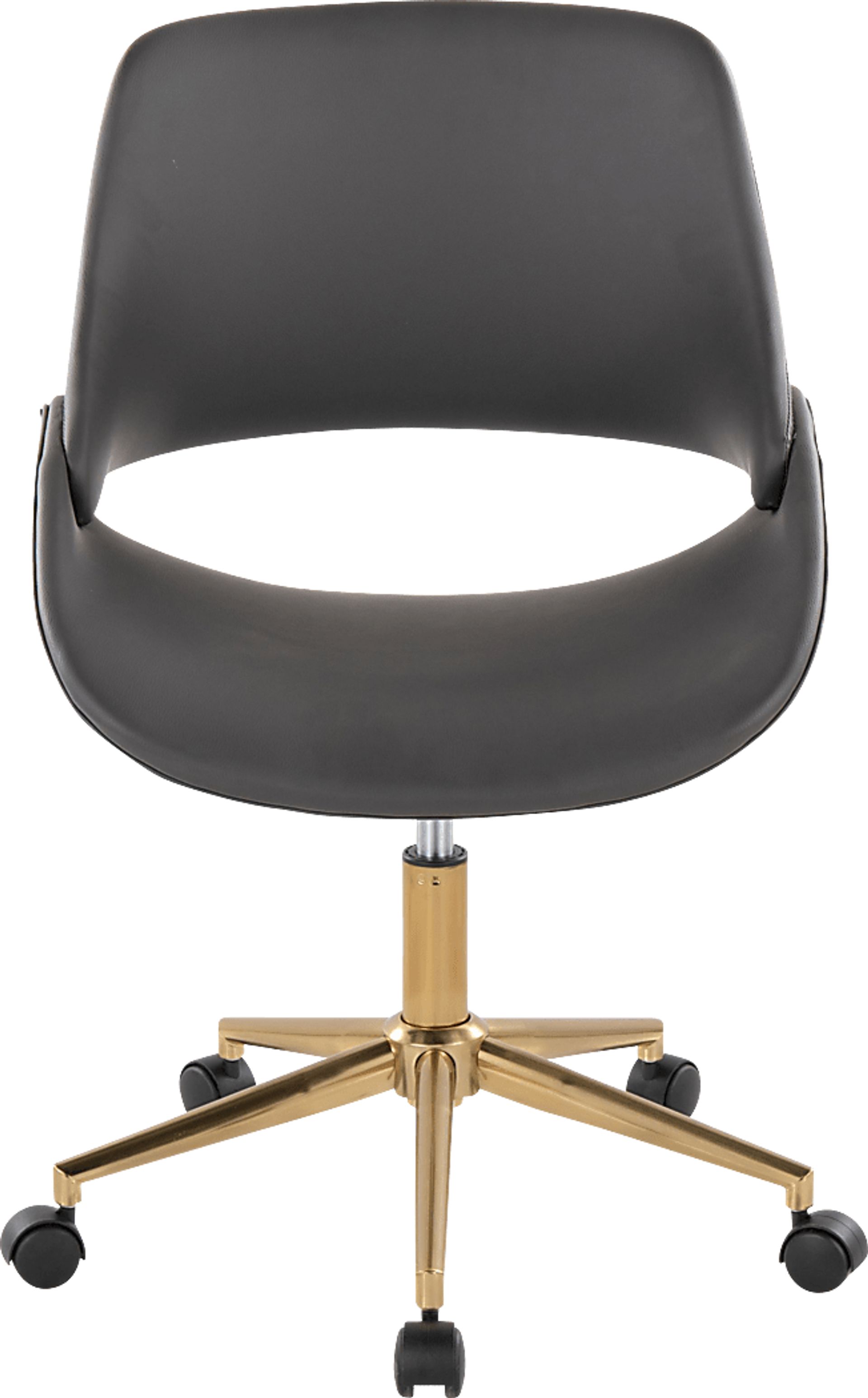Halma II Cream Desk Chair - Image 4