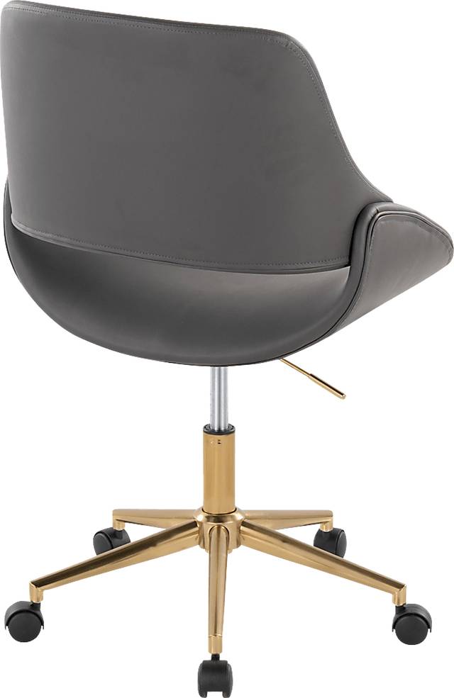 Halma II Cream Desk Chair - Thumbnail - Image 5