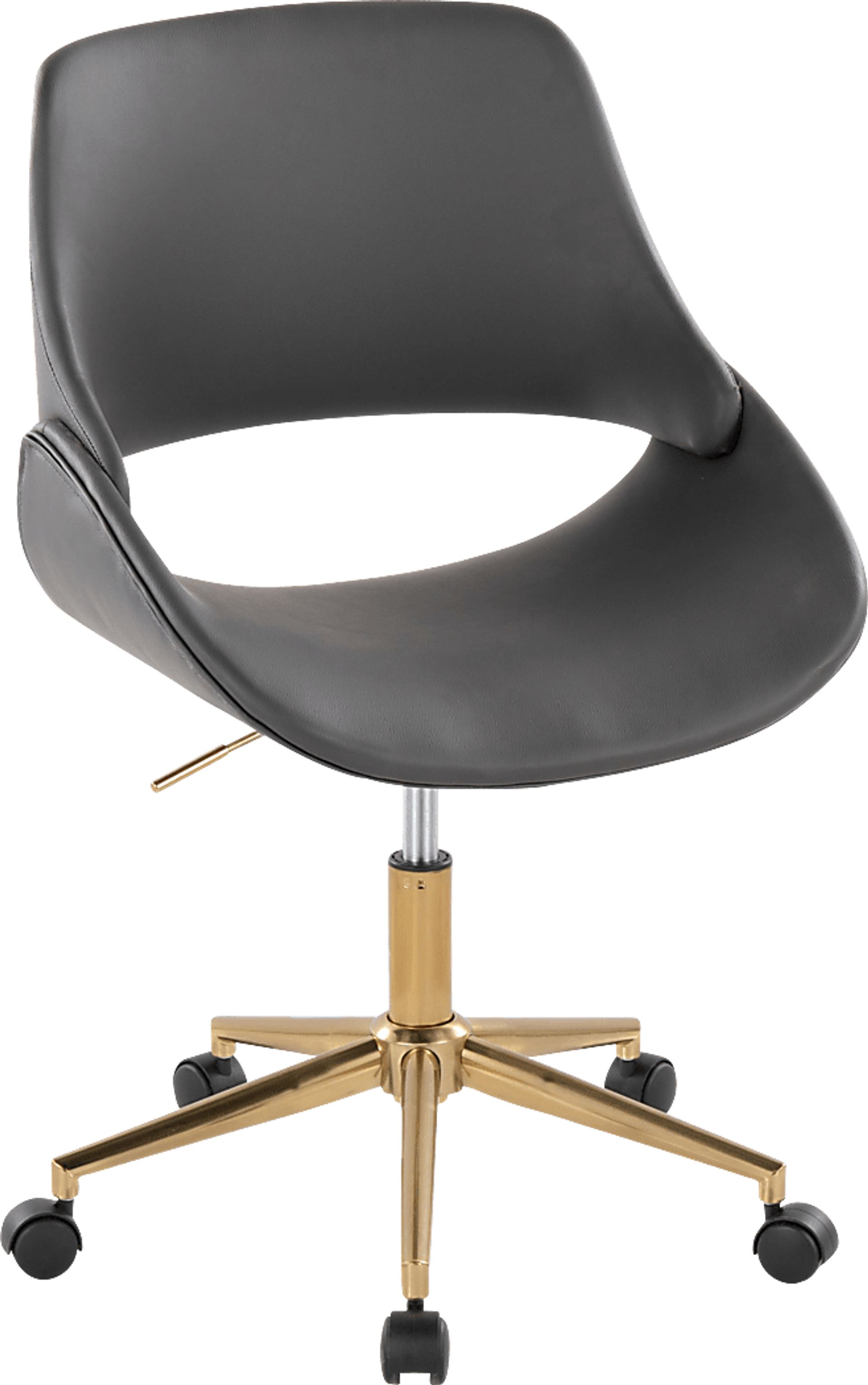 Halma II Cream Desk Chair - Image 1