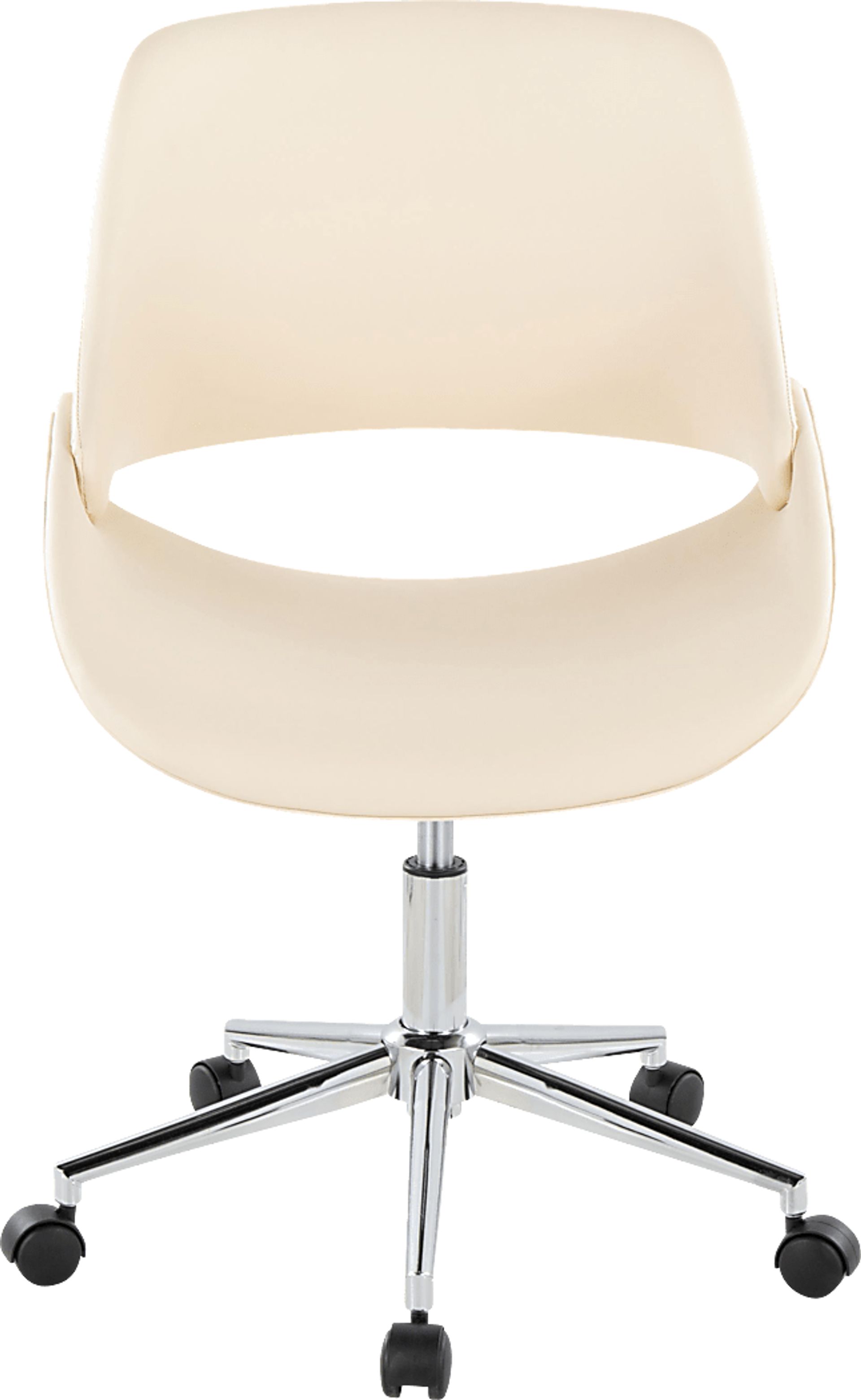 Halma III Cream Desk Chair - Image 2