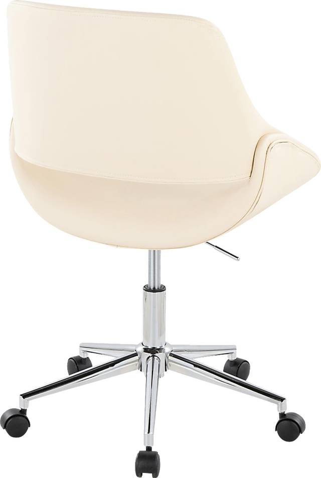 Halma III Cream Desk Chair - Thumbnail - Image 5