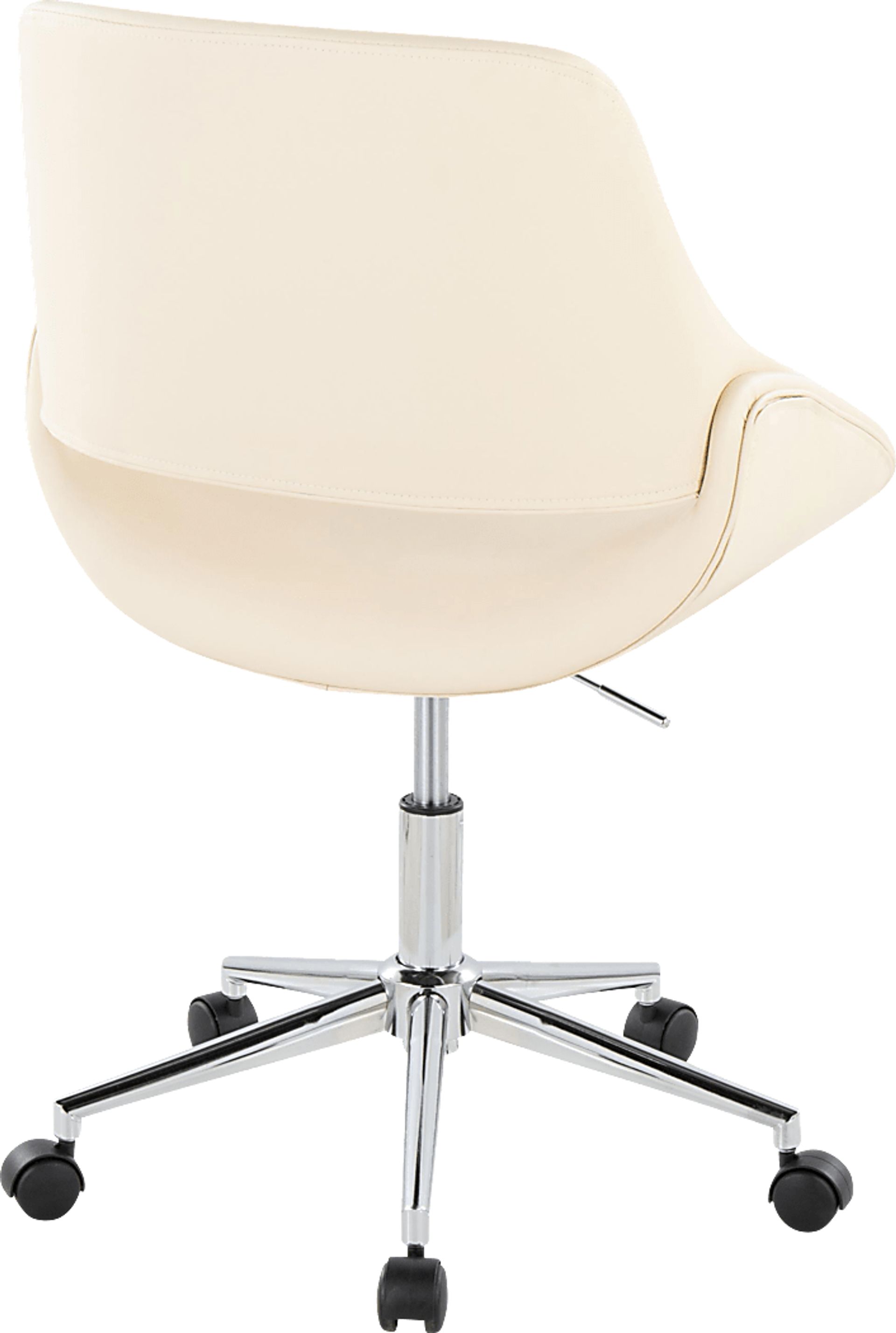 Halma III Cream Desk Chair - Image 5