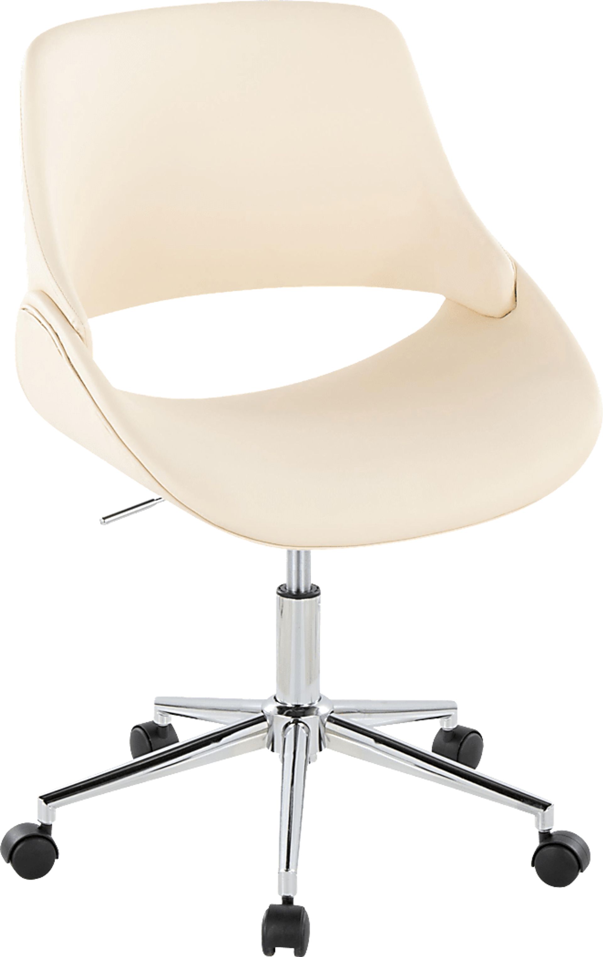 Halma III Cream Desk Chair - Image 1