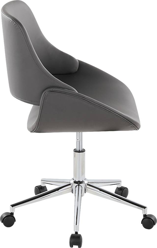 Halma III Cream Desk Chair - Thumbnail - Image 2