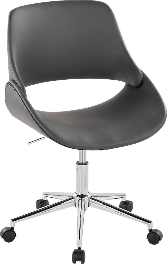 Halma III Cream Desk Chair - Thumbnail - Image 1