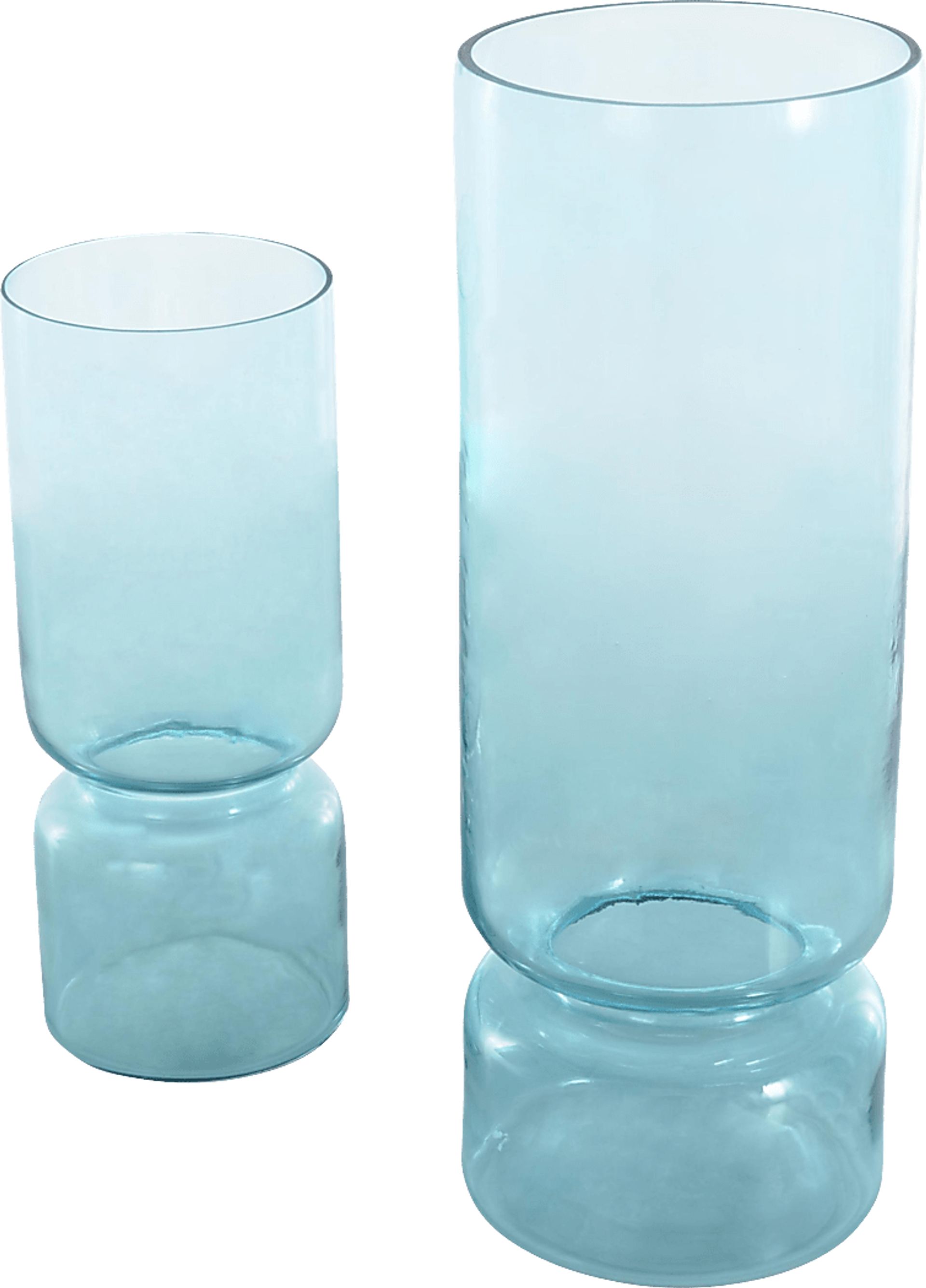 Halmi Blue Vase, Set of 2 - Image 5
