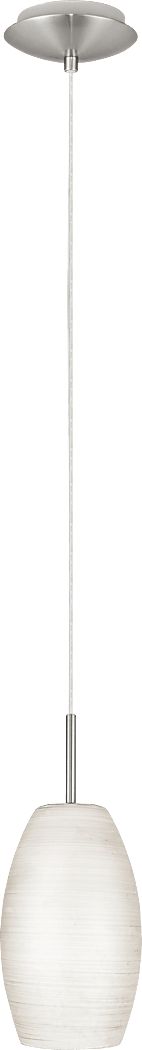 Halo Bend Nickel Pendant