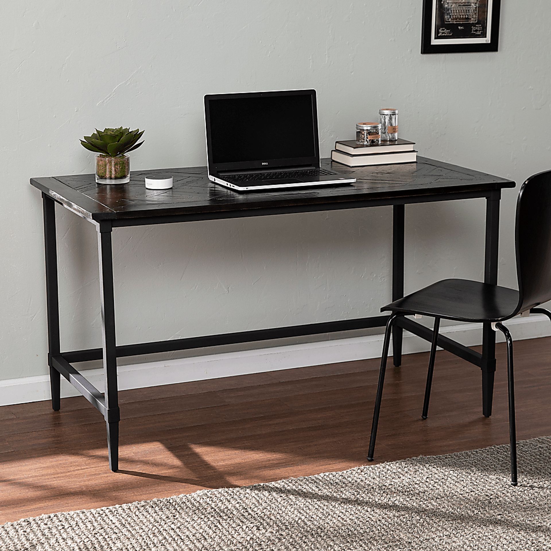 Halsell Black Desk - Image 7