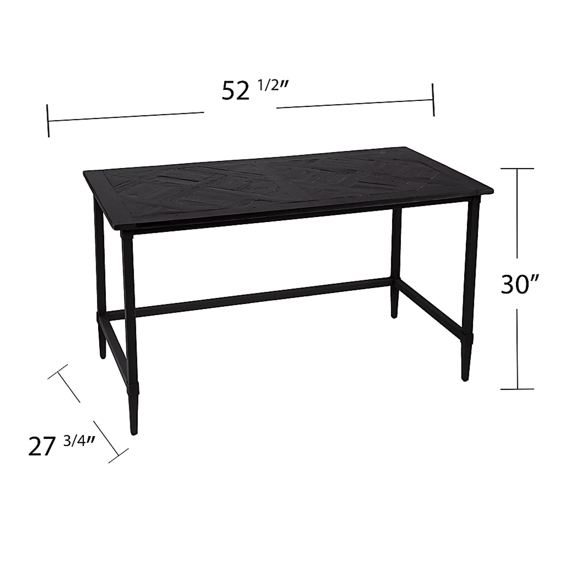 Halsell Black Desk - Image 8