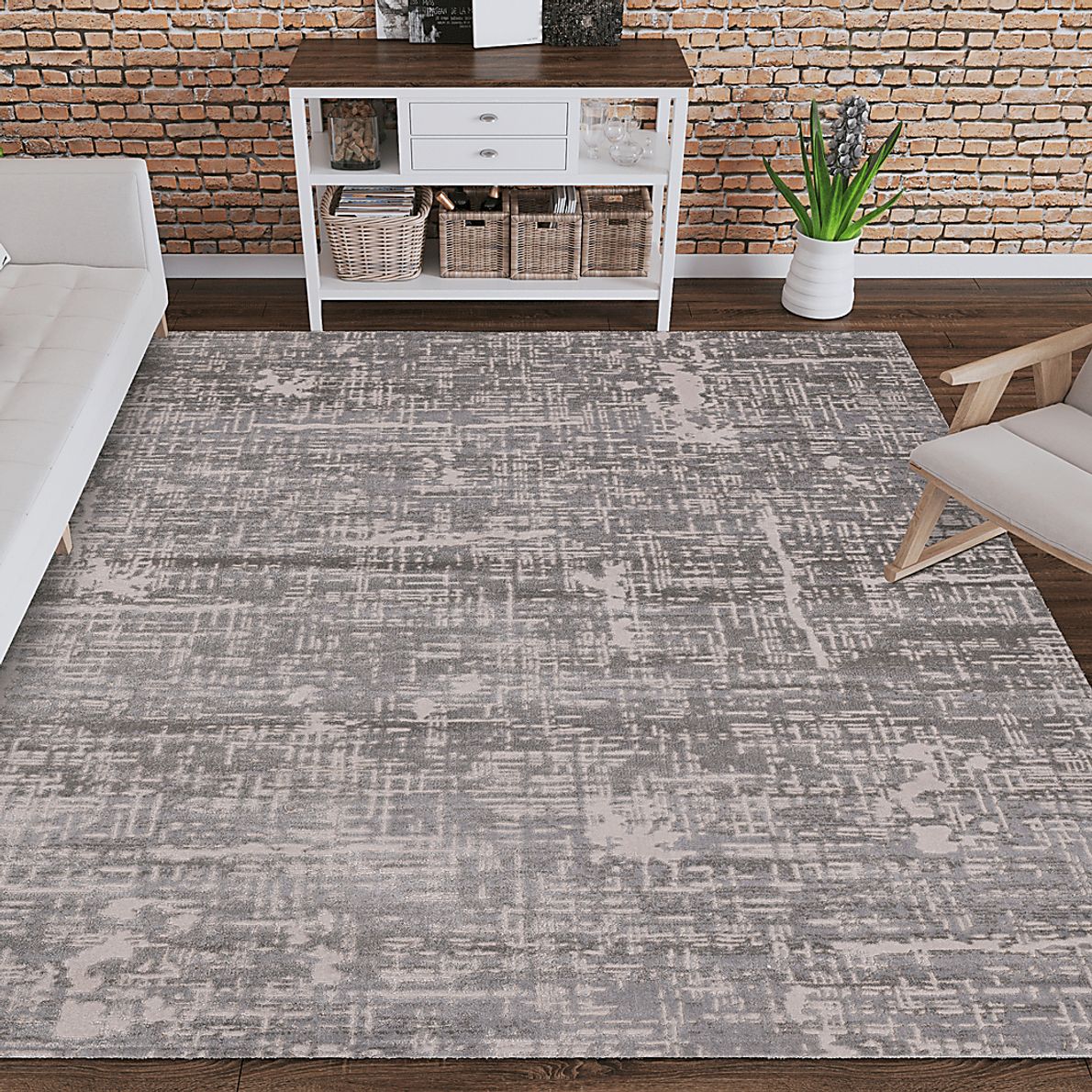 Halsema Gray 3' x 5' Rug