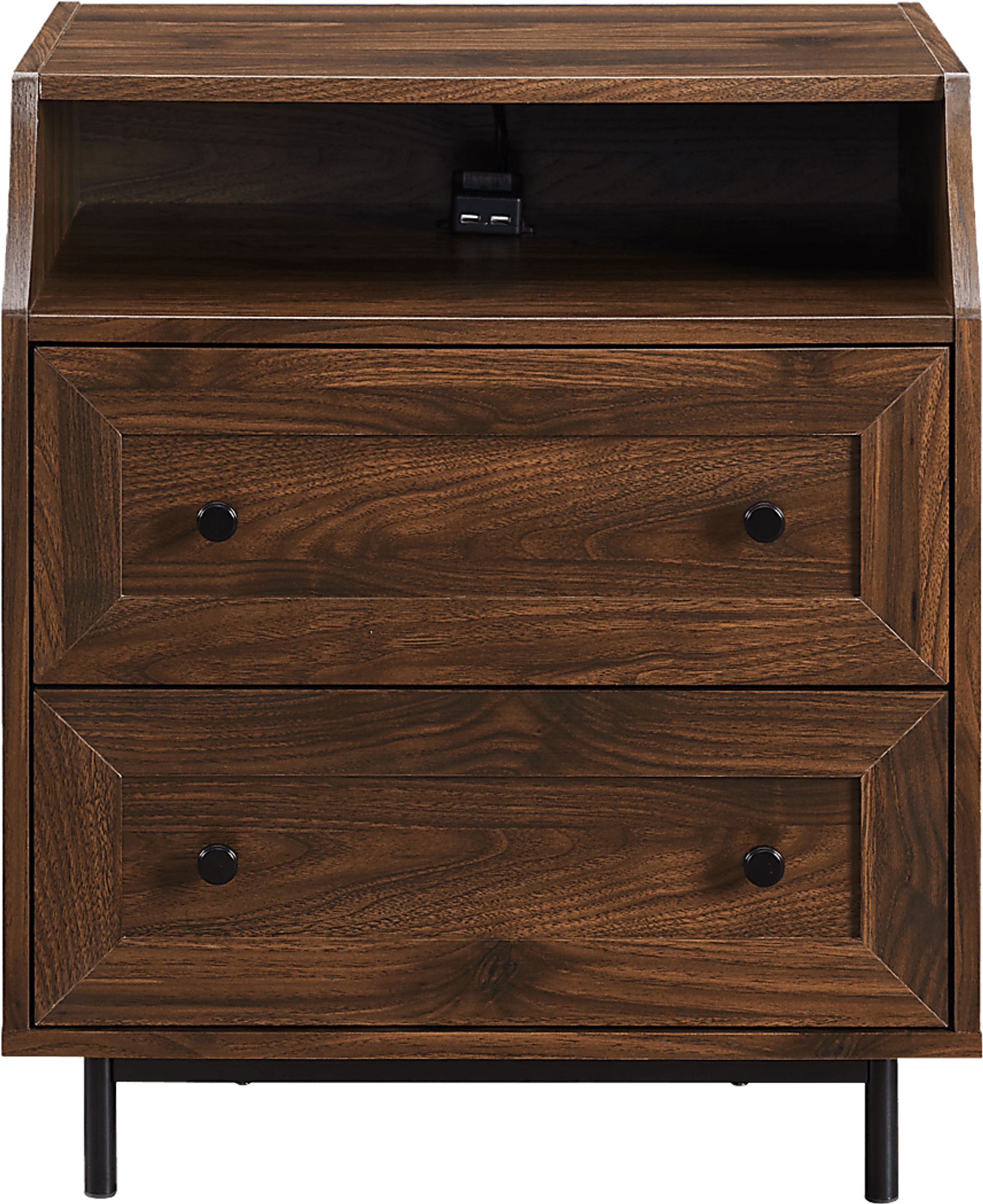 Halsford Walnut End Table - Image 2