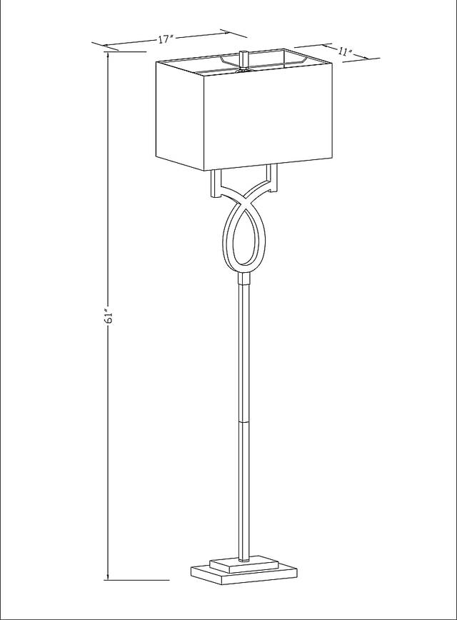 Halstead Point Brass Floor Lamp - Thumbnail - Image 6