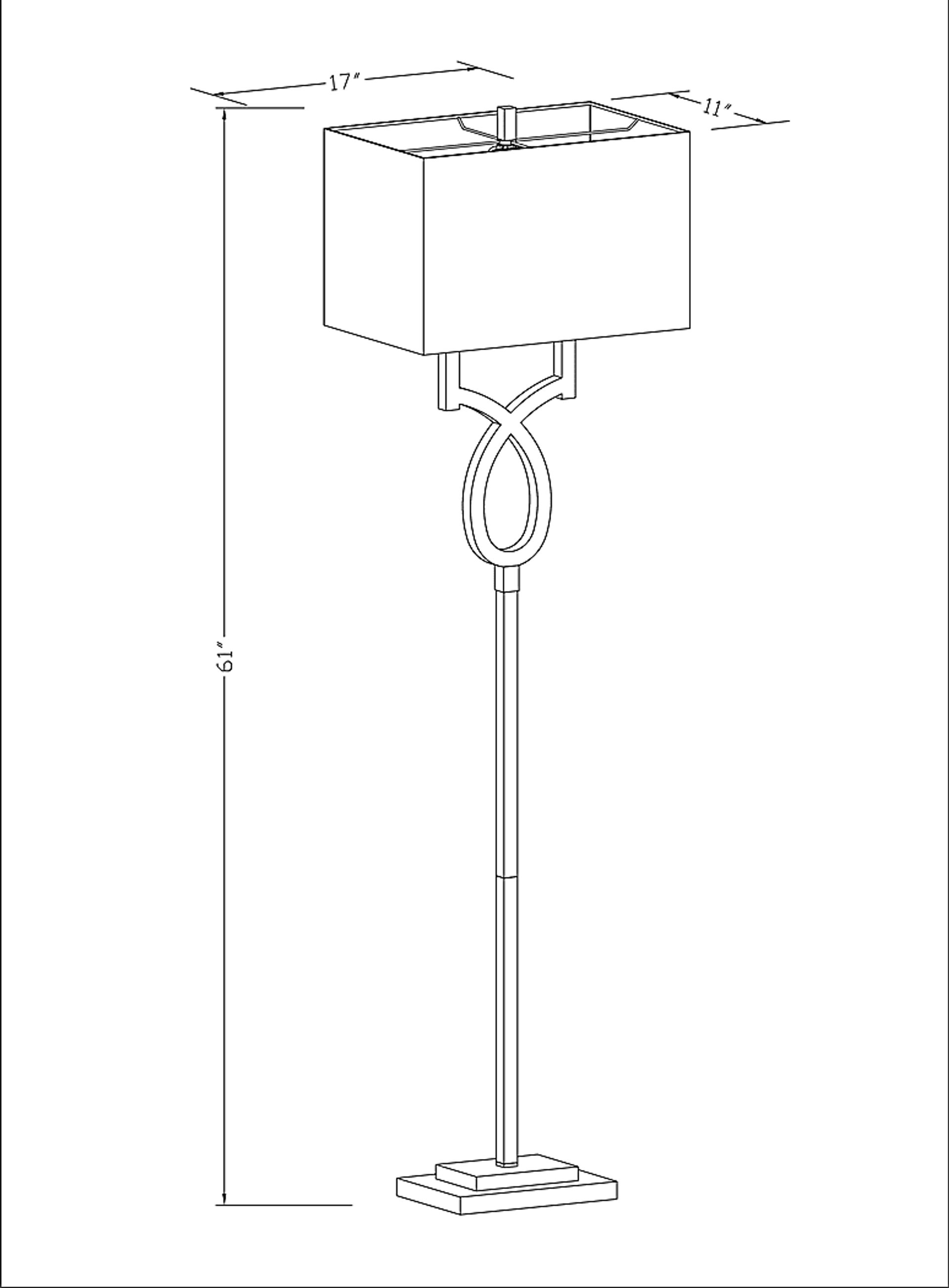 Halstead Point Brass Floor Lamp - Image 6