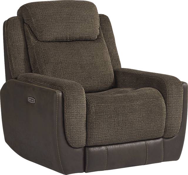 Halsted Brown 6 Pc Living Room with Dual Power Reclining Sofa - Thumbnail - Image 4