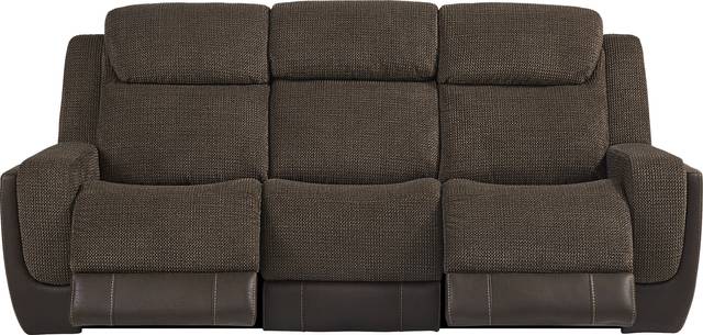 Halsted Brown 6 Pc Living Room with Dual Power Reclining Sofa - Thumbnail - Image 3