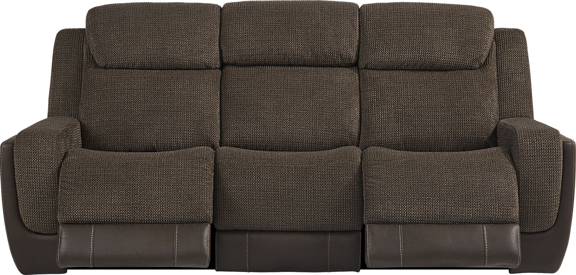Halsted Brown 6 Pc Living Room with Dual Power Reclining Sofa - Image 3