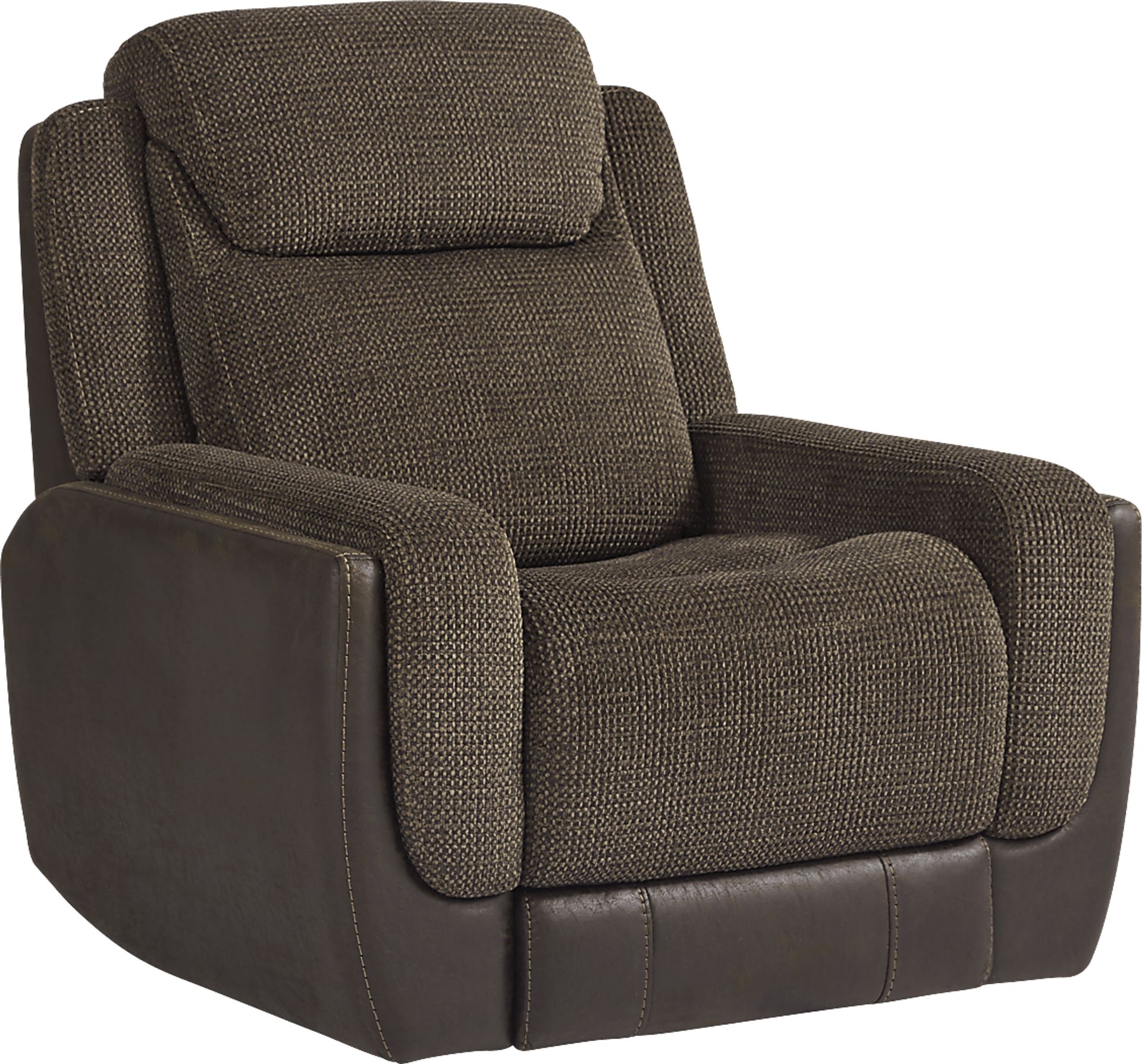 Halsted Brown Glider Recliner - Image 1