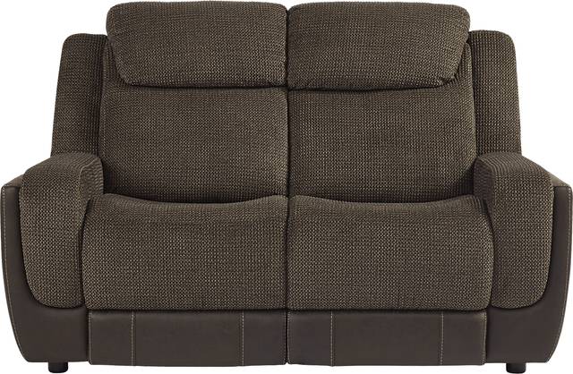 Halsted Brown 6 Pc Living Room with Dual Power Reclining Sofa - Thumbnail - Image 6