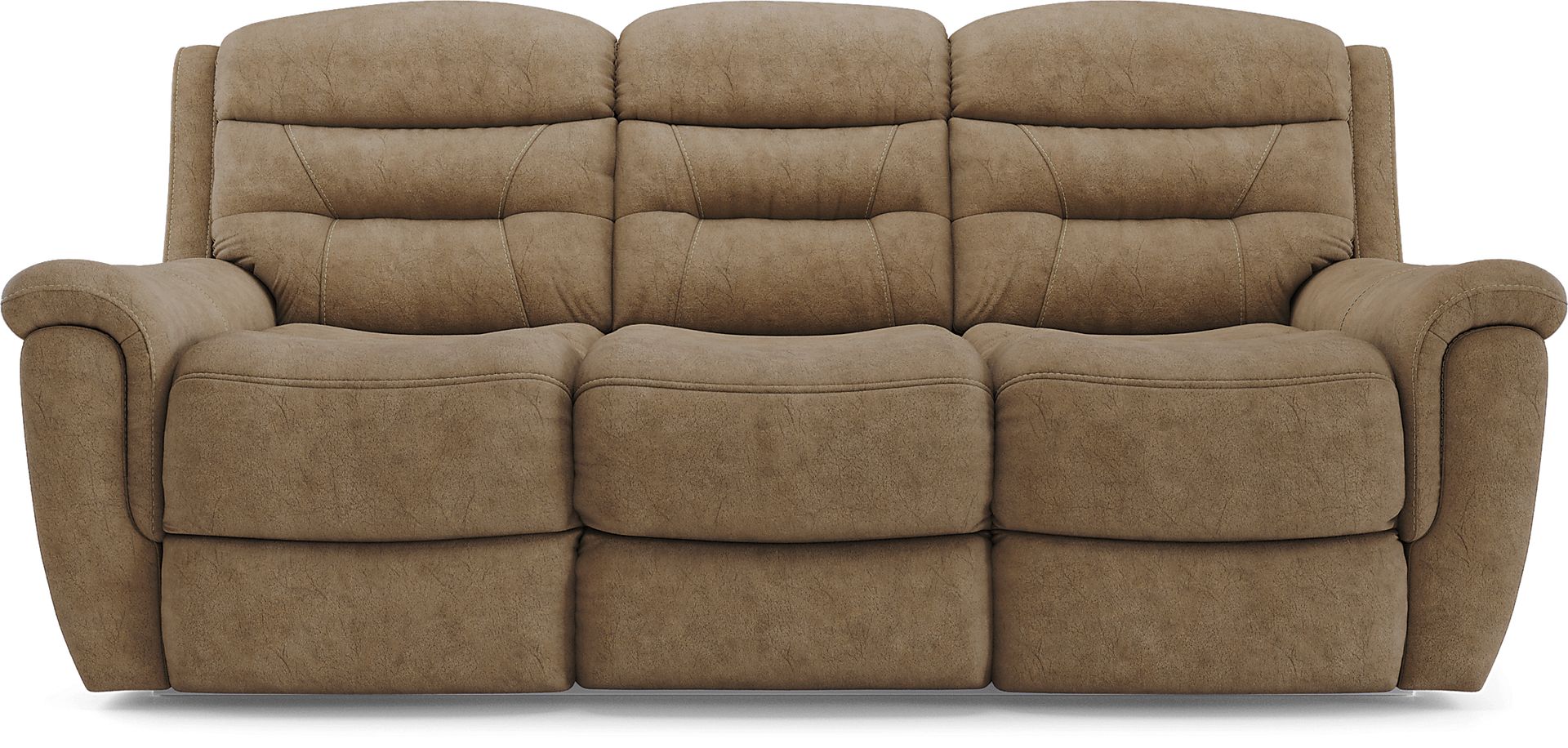 Halton Hills Brown Power Reclining Sofa - Image 1