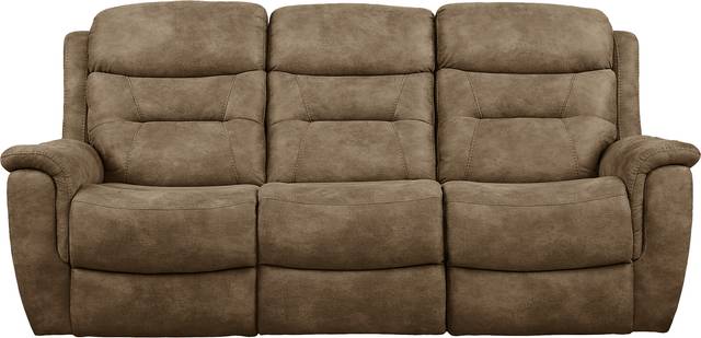 Halton Hills Brown Reclining Sofa - Thumbnail - Image 1
