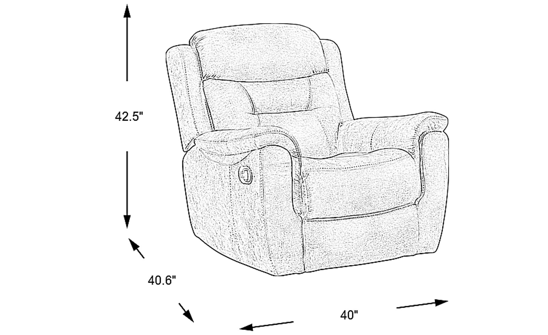 Dimension Image. Please refer to the Dimension Tab on this page for dimension details.