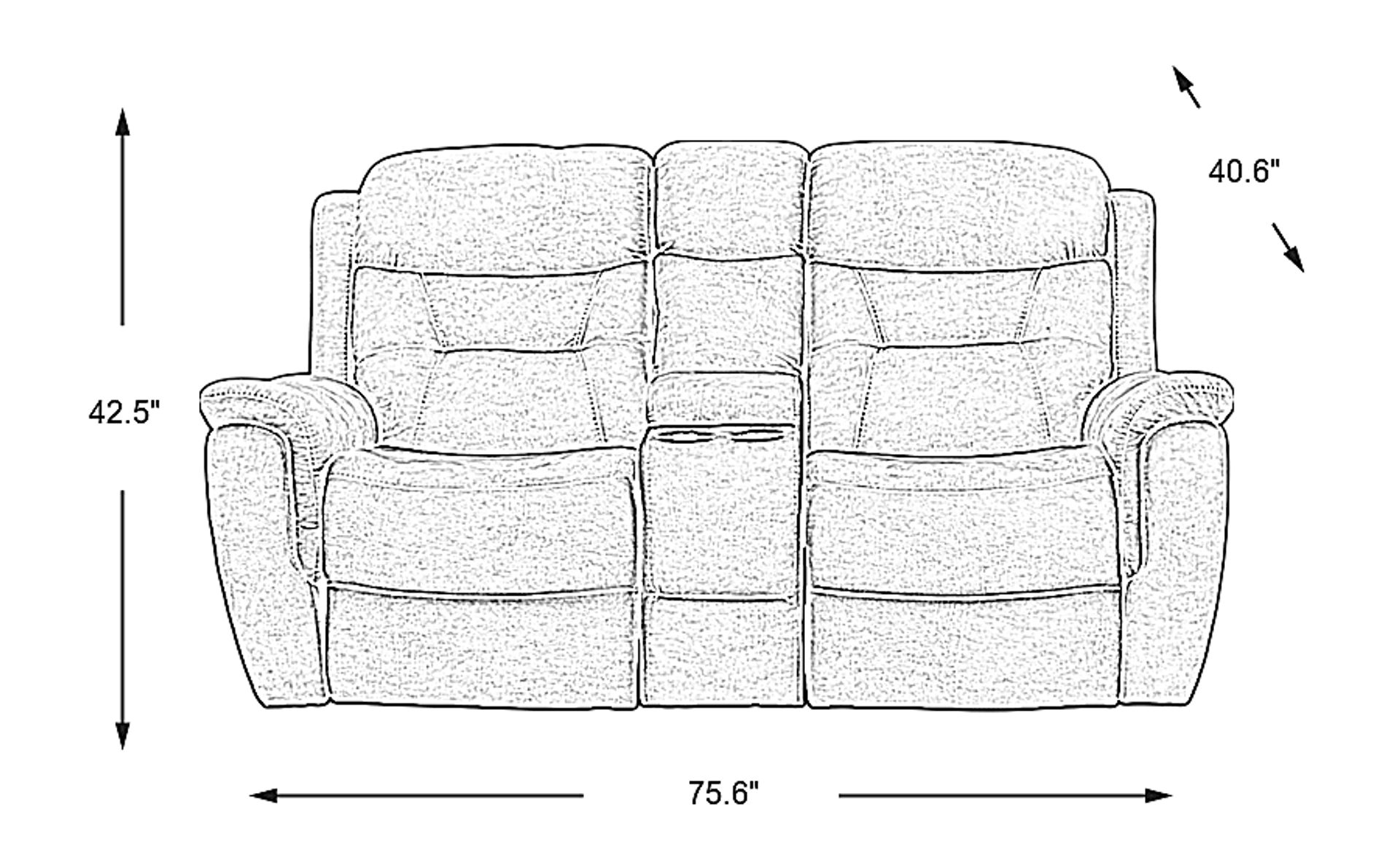 Dimension Image. Please refer to the Dimension Tab on this page for dimension details.
