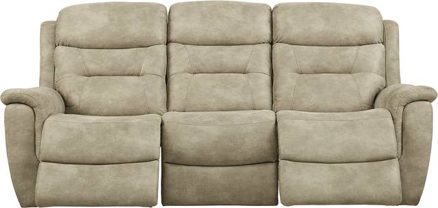 Halton Hills Sand 5 Pc Living Room with Reclining Sofa - Thumbnail - Image 3