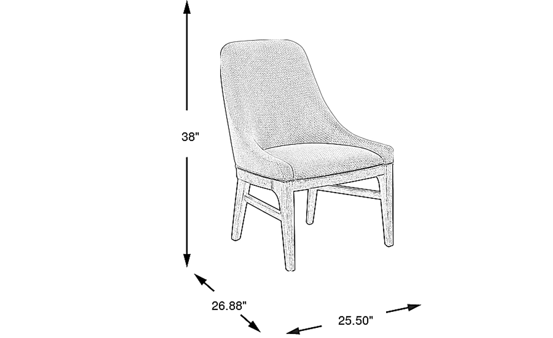 Halverson Cream Upholstered Arm Chair