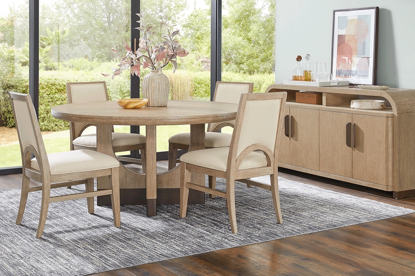 Halverson Honey 5 Pc Round Dining Room