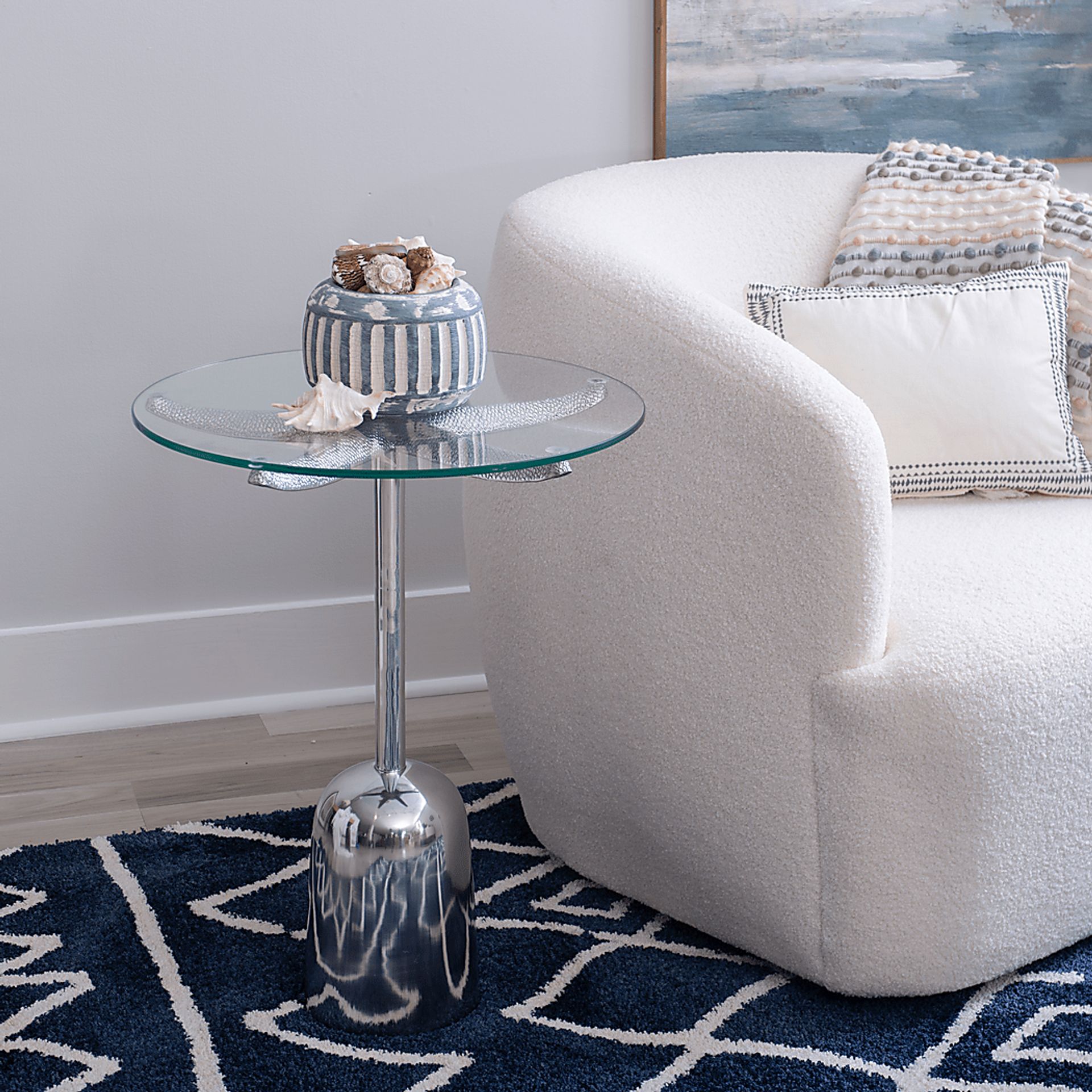 Halwin Silver Accent Table - Image 2