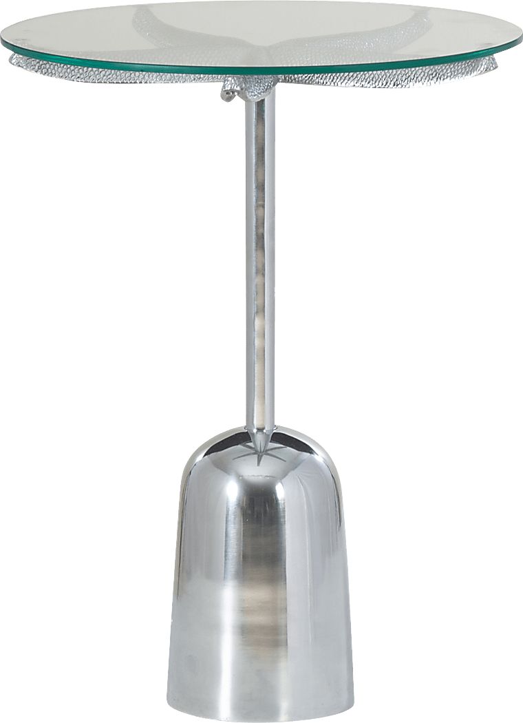 Halwin Silver Accent Table