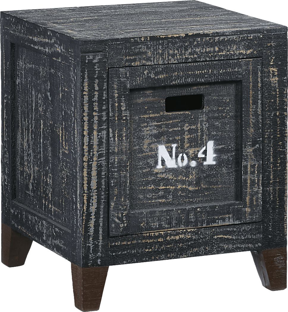 Halyburton Charcoal Gray End Table Rooms to Go