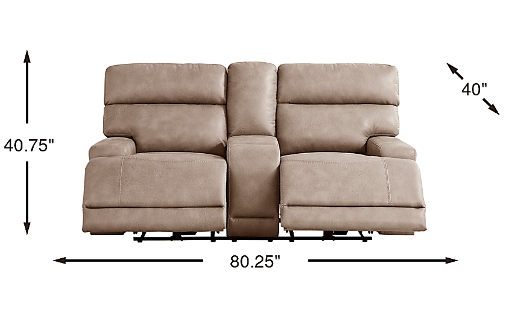 Hamilton Dual Power Reclining Loveseat