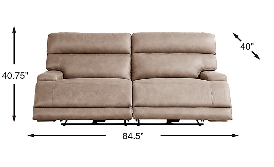 Hamilton Dual Power Reclining Sofa