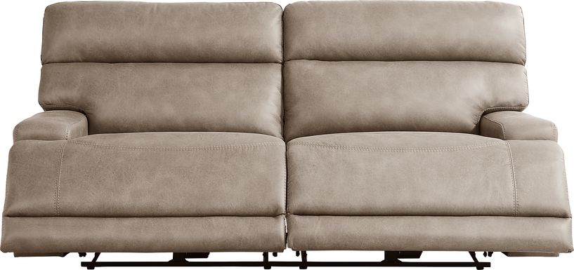 Hamilton Mushroom Dual Power Reclining Sofa