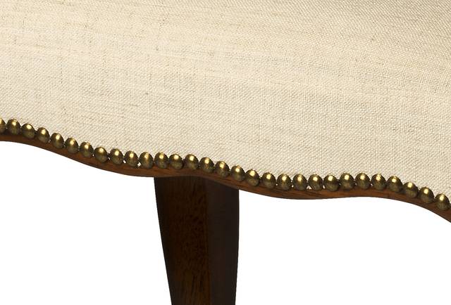 Hamilton Place Cream Vanity Stool - Thumbnail - Image 2