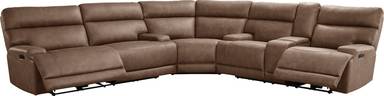 3 pc dual power reclining sectional