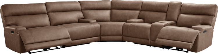 3 pc dual power reclining sectional