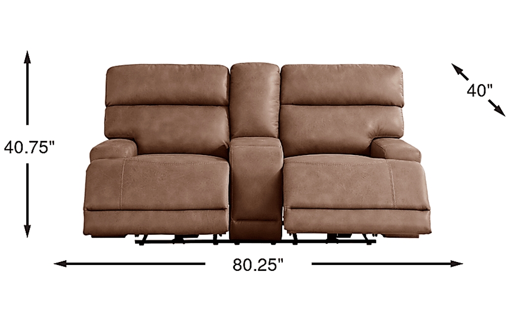 Hamilton Dual Power Reclining Loveseat