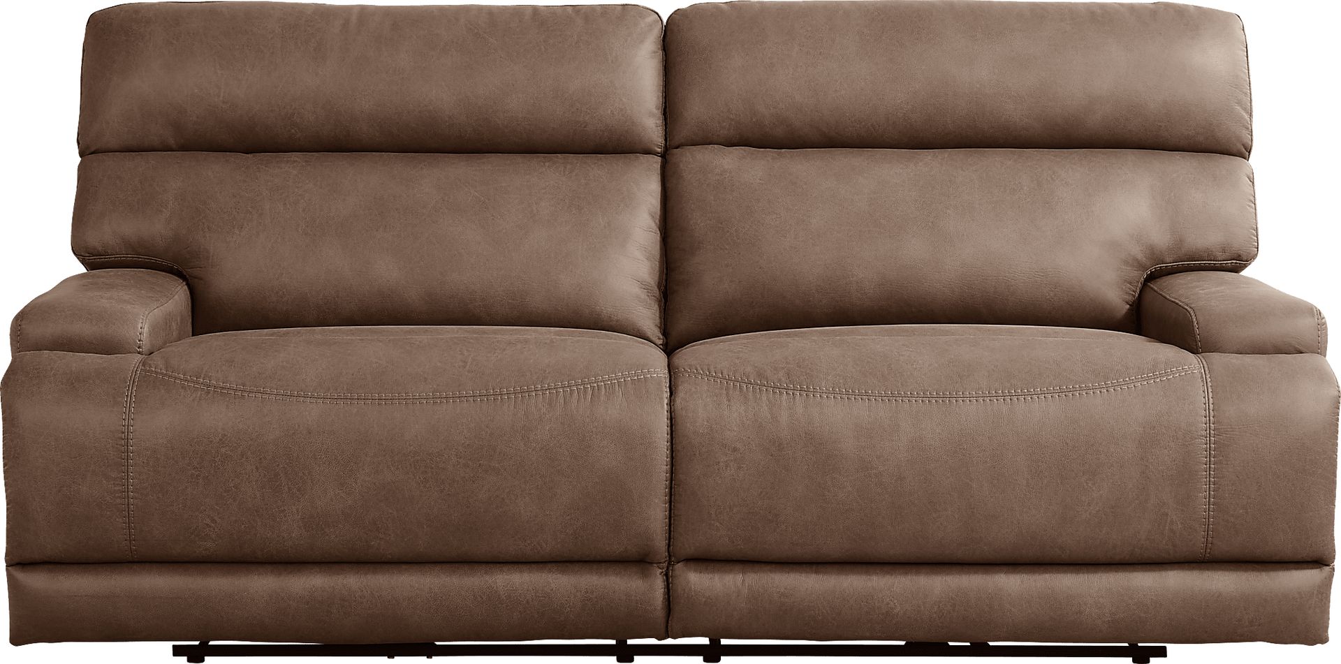 Hamilton Tobacco Dual Power Reclining Sofa - Image 2