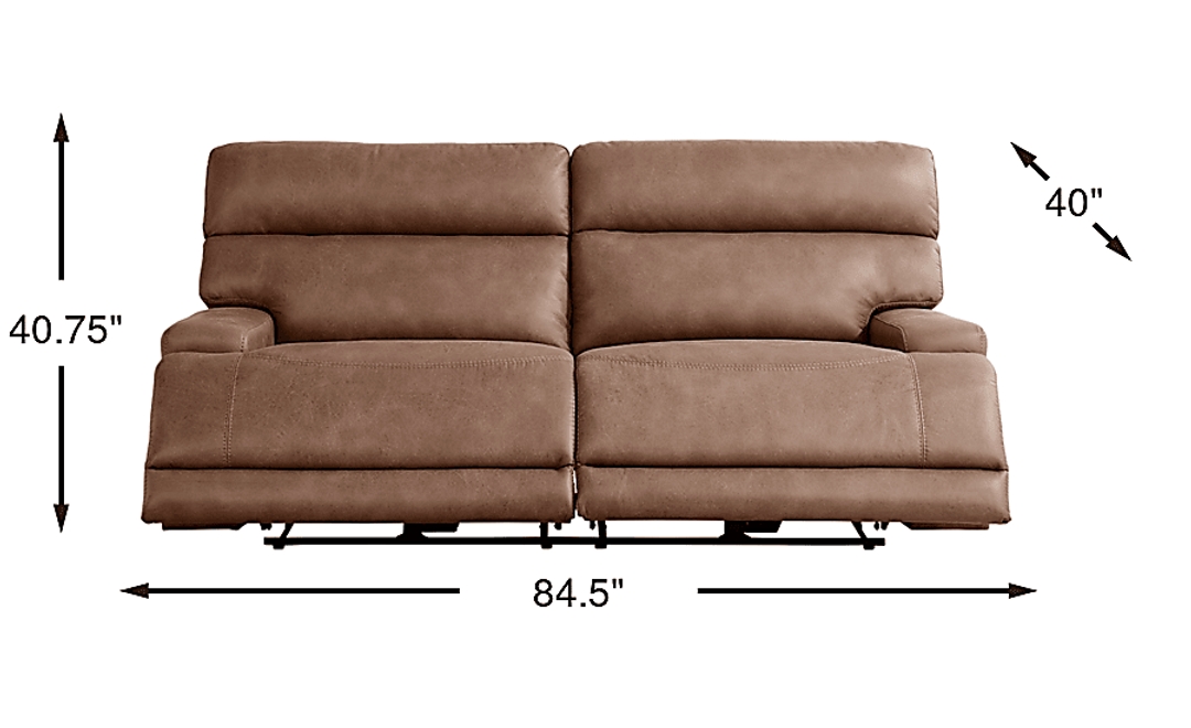Hamilton Dual Power Reclining Sofa