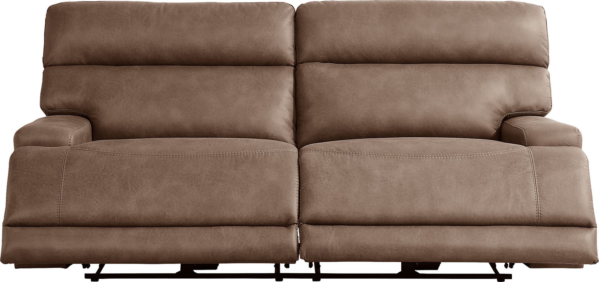 Hamilton Tobacco Dual Power Reclining Sofa - Image 1
