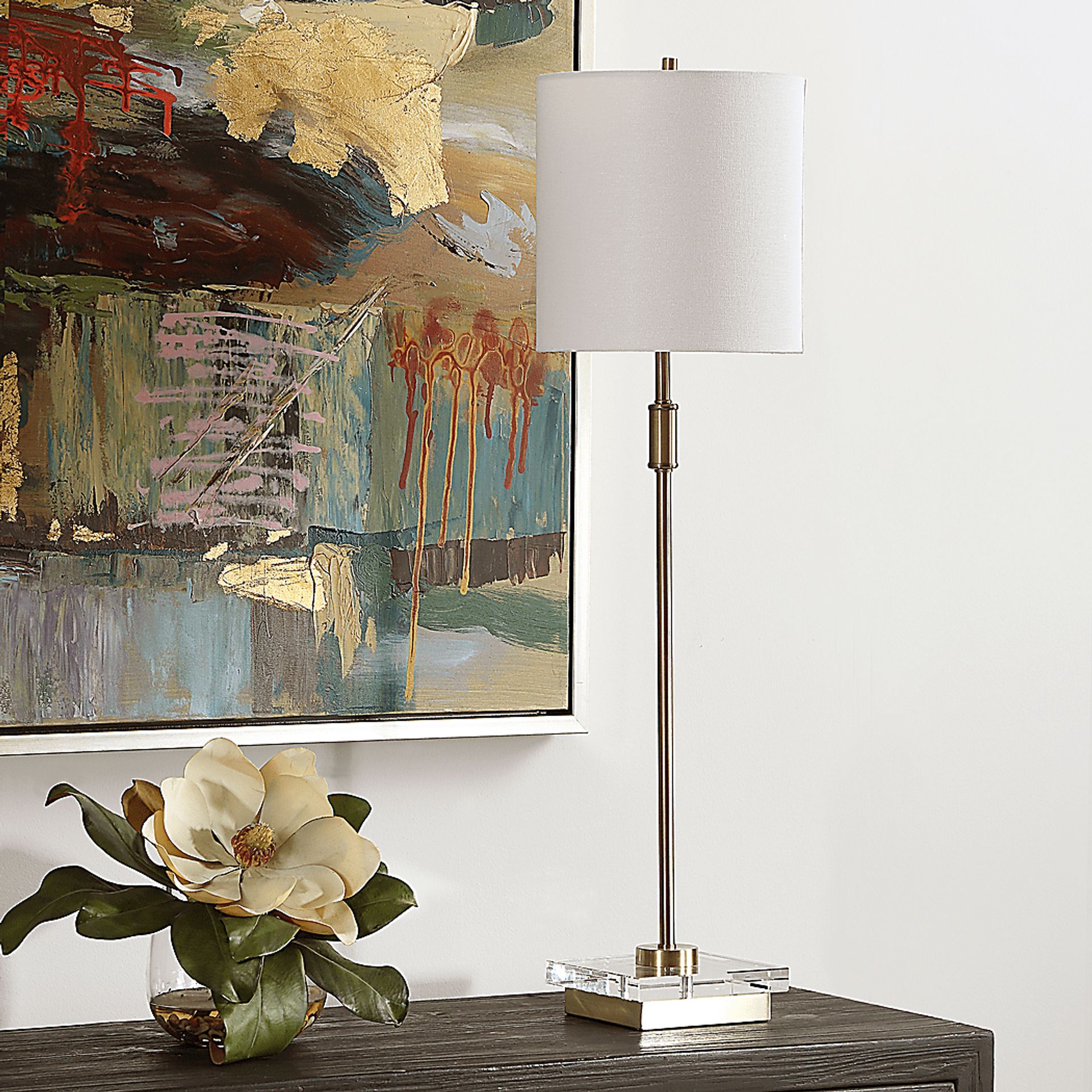 Hammomd Creek Brass Lamp - Image 2