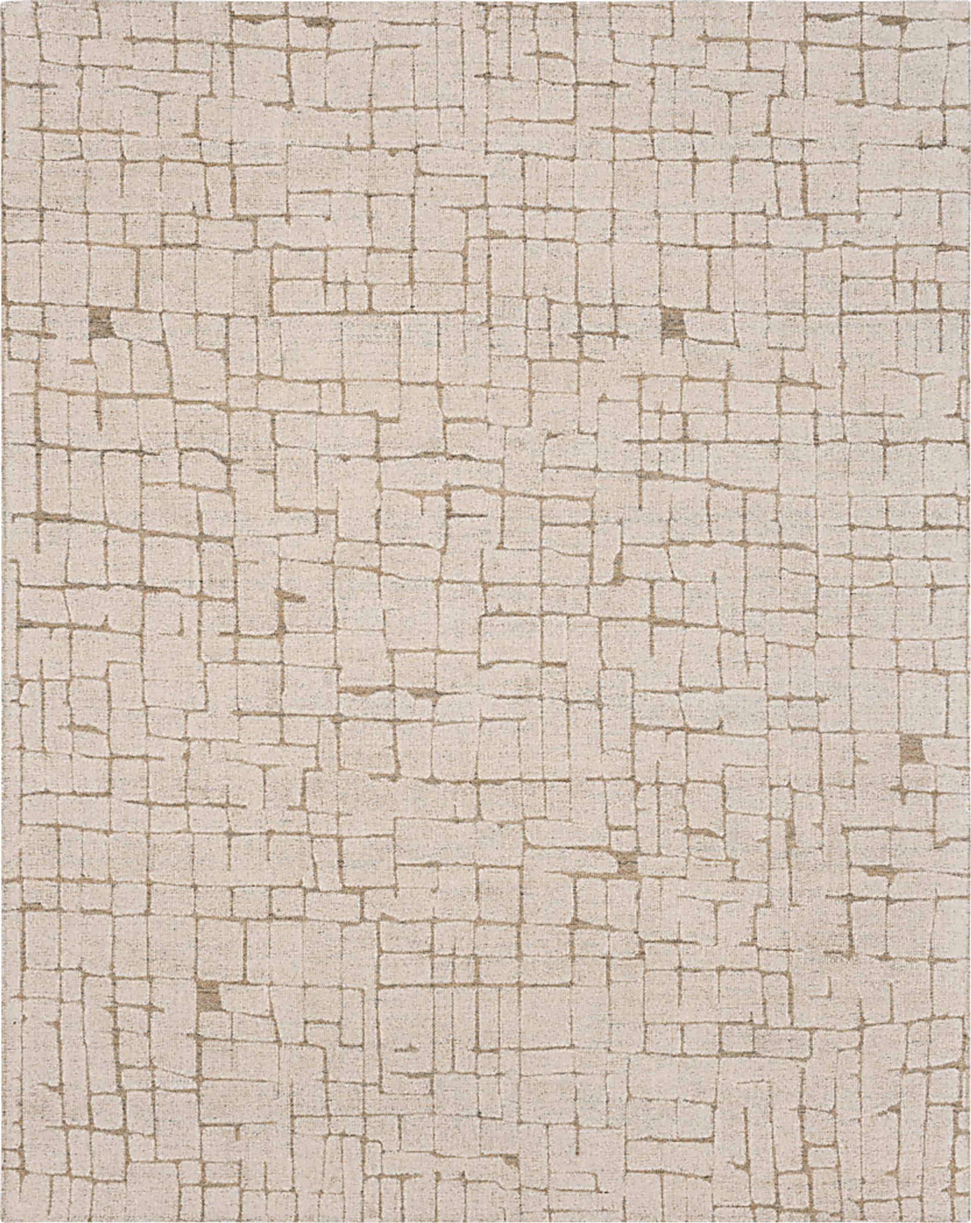 Hammon Ivory 5'3 x 7'10 Rug - Image 1