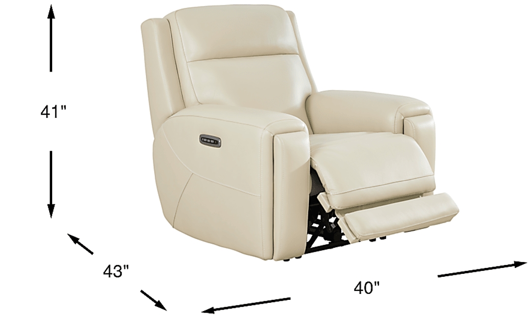 Hammond Park Leather Triple Power Recliner