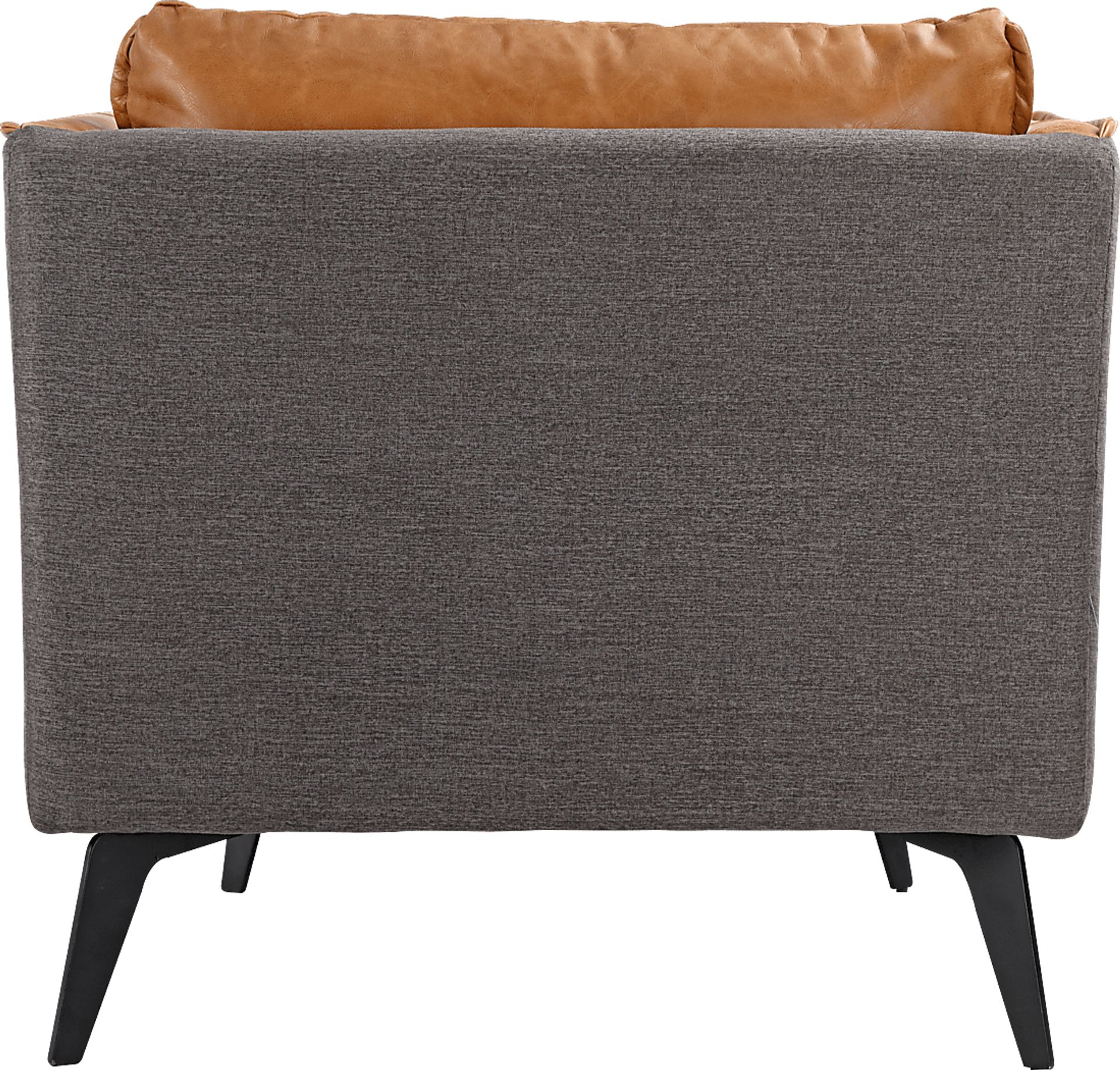 Hamor Orange Leather Accent Chair - Image 4